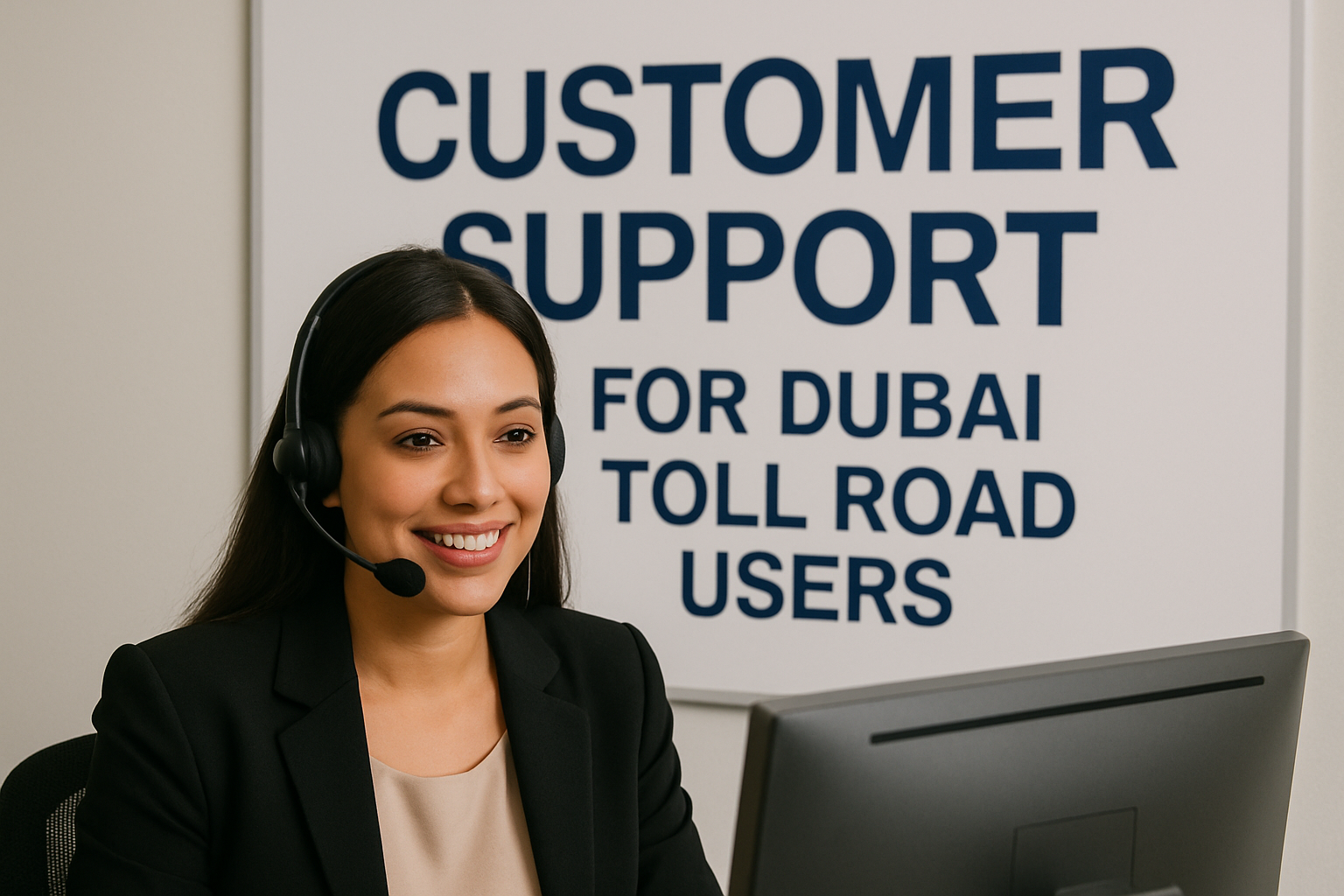 Customer support for Dubai toll road users